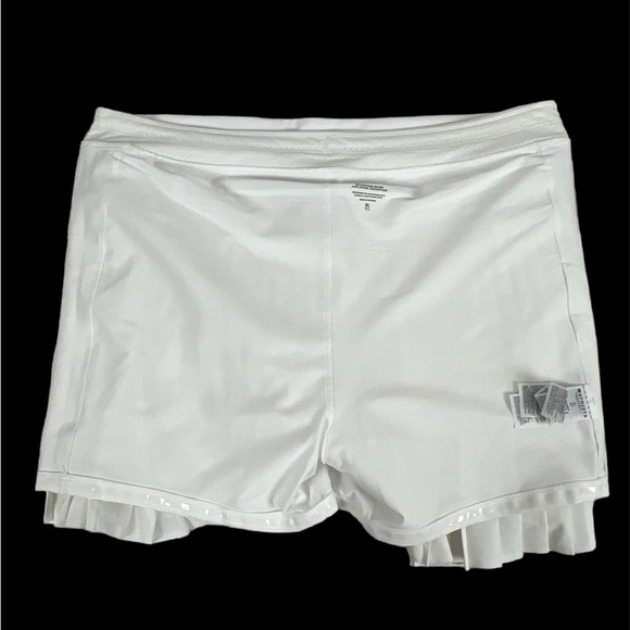 Athleta Advantage Women’s Advantage Skort Jupe- Short White Pleated Size XL NWT - Picture 8 of 11
